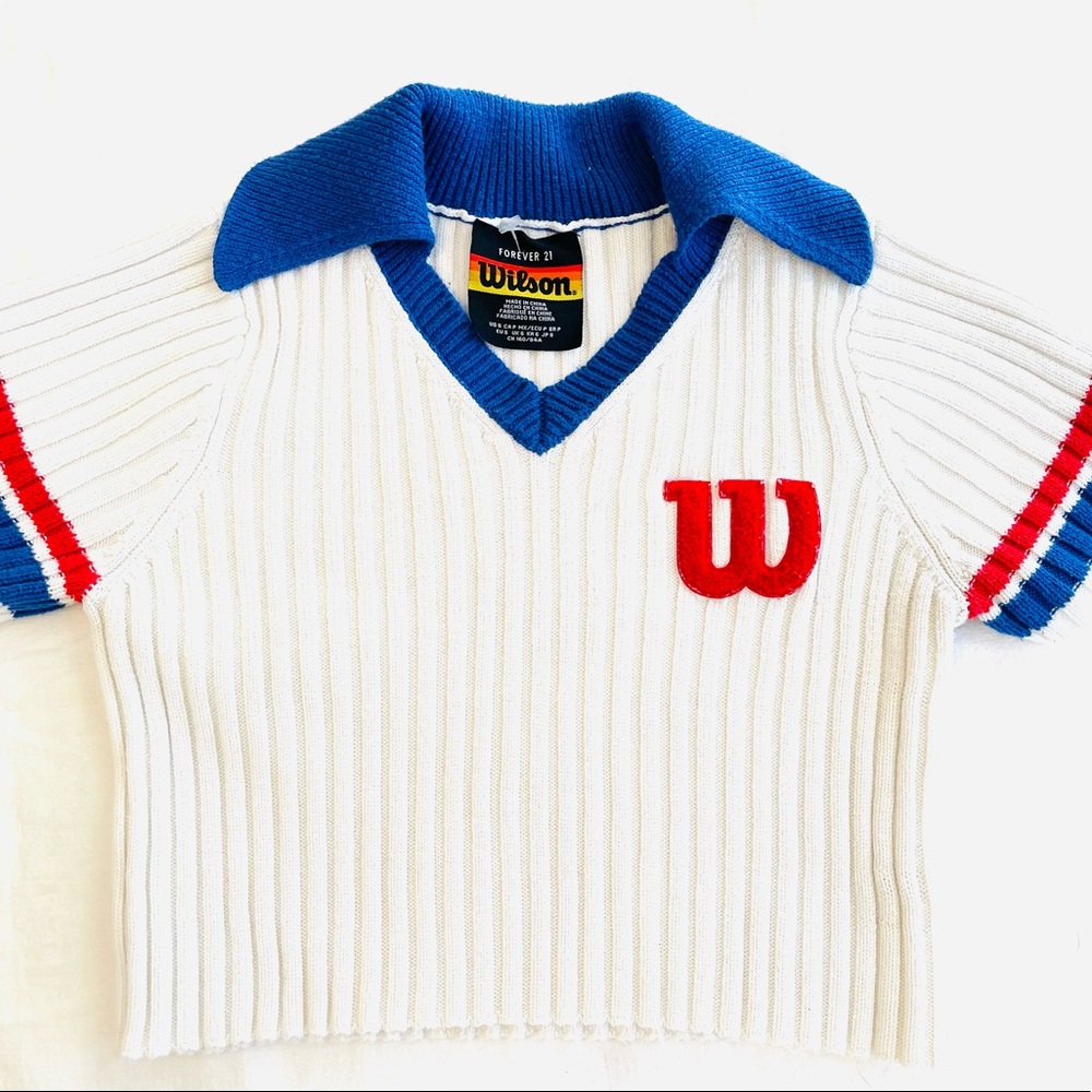 Girls Wilson Ribbed Crop Top - S (12/14)